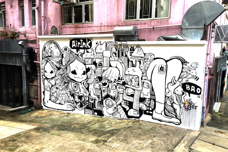 街頭藝術家齊集上環  Air-Ink 墨水釋放無限可能