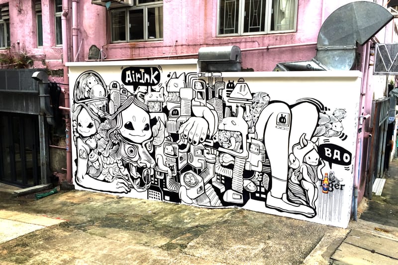 街頭藝術家齊集上環  Air-Ink 墨水釋放無限可能