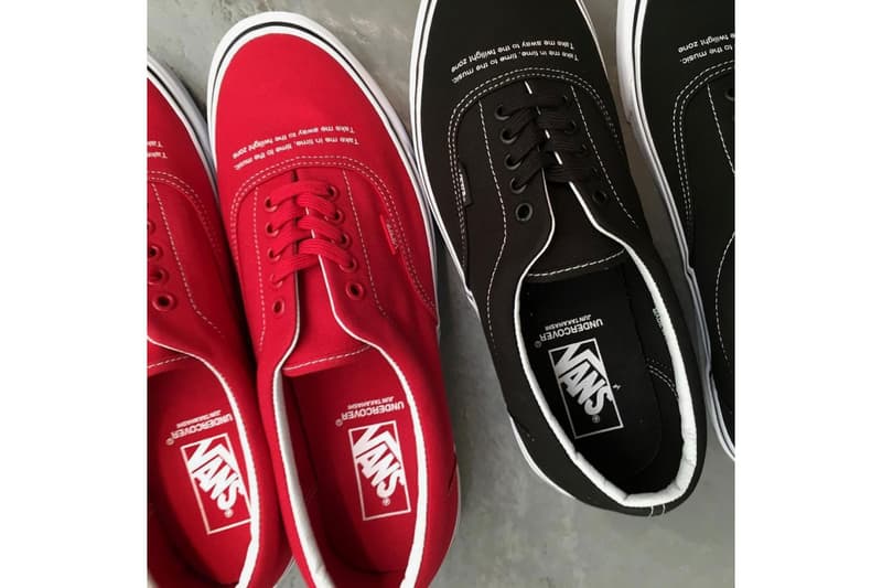 預覽 UNDERCOVER x Vans Era 聯名鞋履
