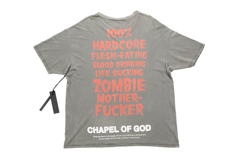 Jerry Lorenzo 推出「Chapel of God」復古 T-Shirt 系列