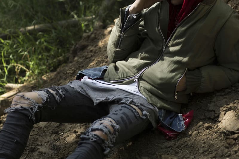 散彈槍實彈破壞處理－AMIRI 2016 秋冬系列造型