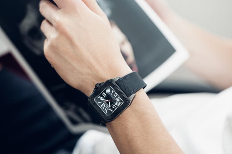 Cartier Santos 100 Carbon Hong Kong