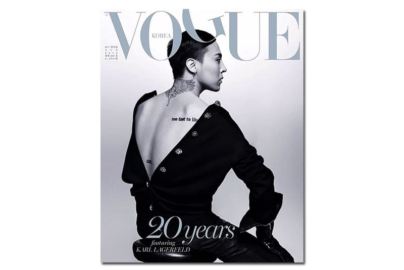 g dragon vogue korea 20 Anniversary