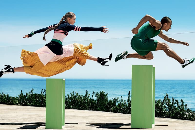 Gigi Hadid 完美示範 Fenty PUMA by Rihanna 混種球鞋設計