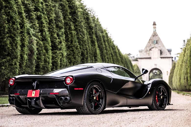 laferrari nero ds opaco auction