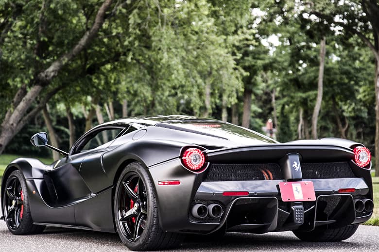 laferrari nero ds opaco auction