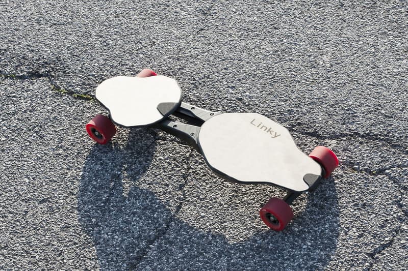 可摺疊電動滑板－Linky Longboard 登場