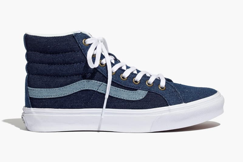 madewel x vans sk8 hi slim