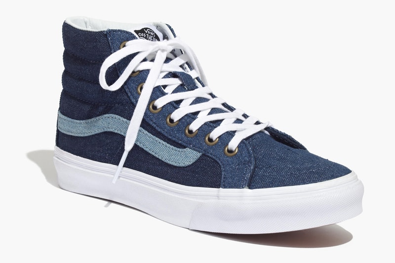 madewel x vans sk8 hi slim