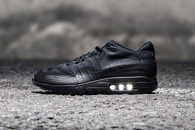 搶先預覽 Nike Air Max 1 Ultra Flyknit 全黑配色