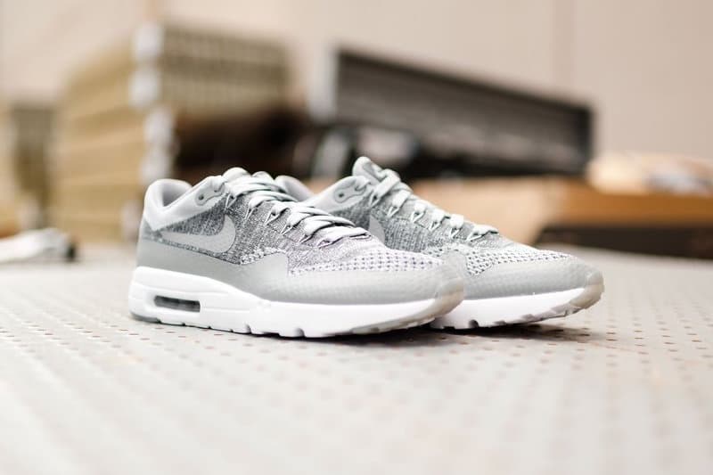 近賞 Nike 全新鞋款 Air Max 1 Ultra Flyknit「Wolf Grey」配色