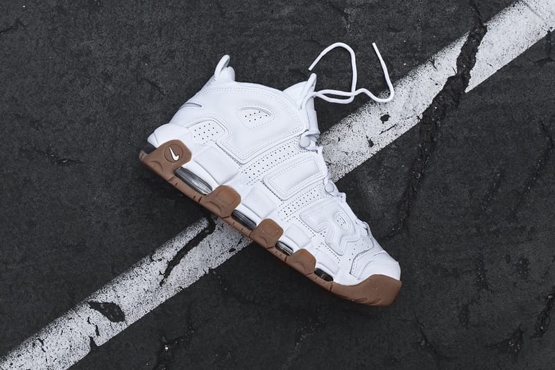 近賞 Nike Air More Uptempo「White/Gum」配色 