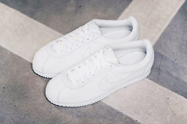 女生專屬！Nike Classic Cortez Leather 全白配色