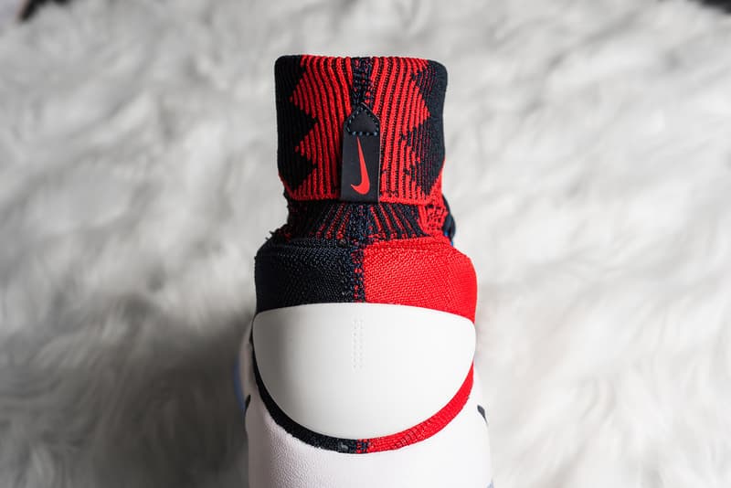 Nike Hyperdunk 2016 Flyknit "Dark Obsidian/Bright Crimson"