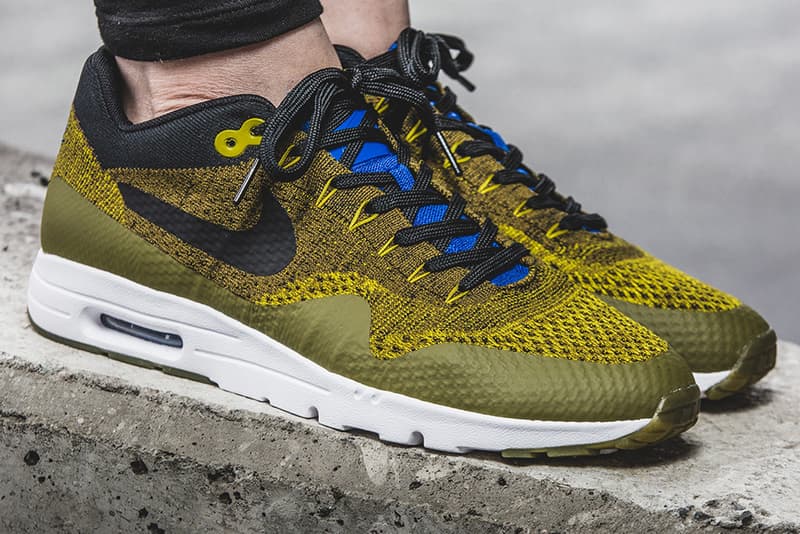女生專屬－Nike Air Max 1 Ultra Flyknit 全新配色設計「OLIVE FLAK」