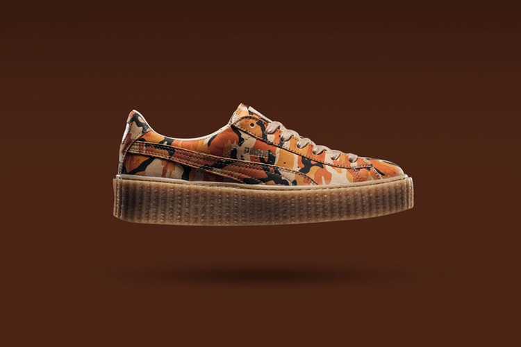 Rihanna x PUMA 聯名 Fenty Creeper「Orange Camo」配色