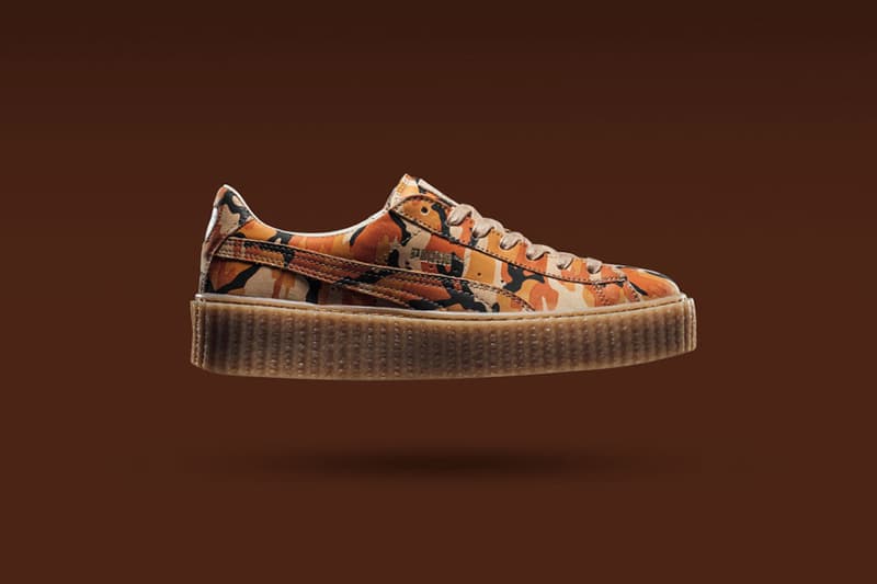 Rihanna x PUMA Fenty Creeper Orange Camo