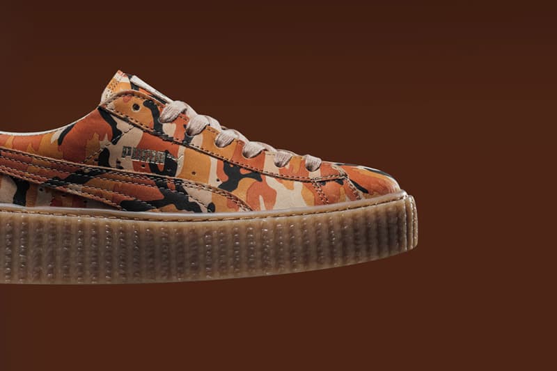 Rihanna x PUMA Fenty Creeper Orange Camo
