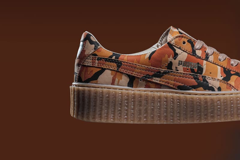 Rihanna x PUMA Fenty Creeper Orange Camo