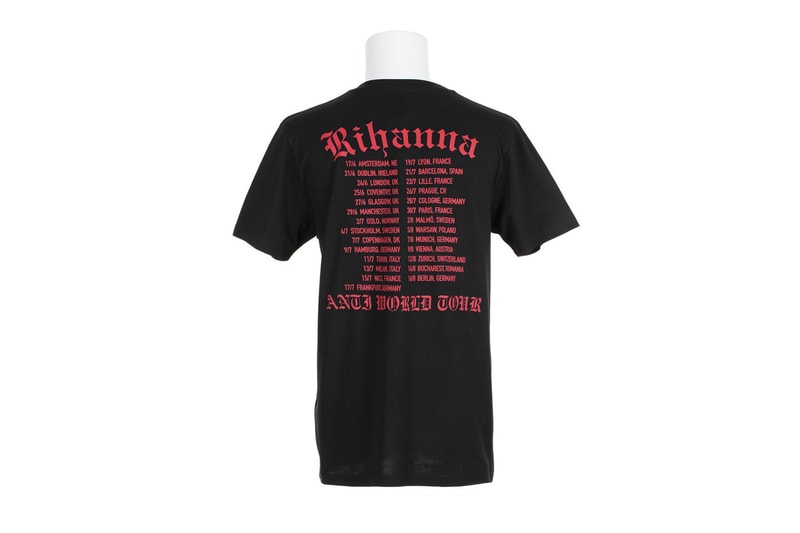 Rihanna 推出「ANTI」巡迴演唱會紀念系列