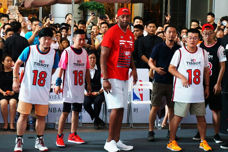 Tracy McGrady 與 Tissot NBA 特別版腕錶現身上海