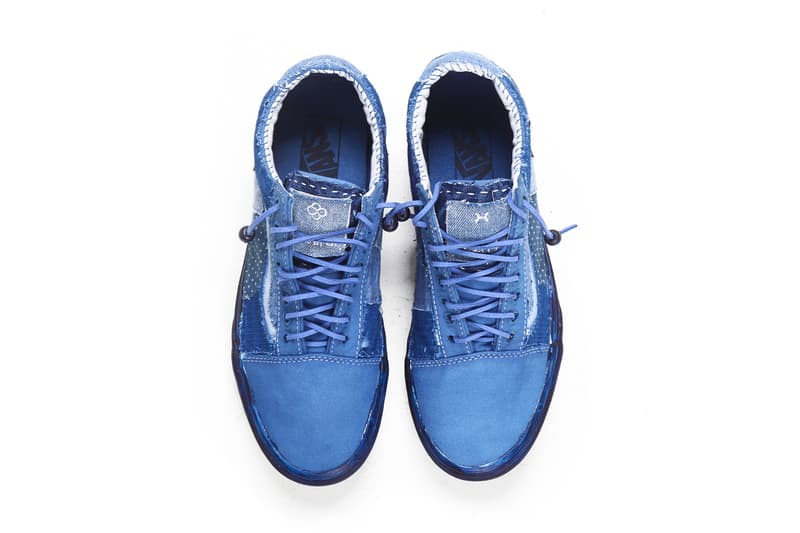 C2H4 x VANS 聯名「Re-Blue Project」藍染拼貼系列