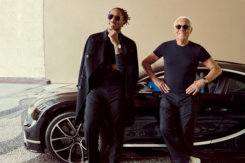 Bugatti 超級跑車成就 Future & Giorgio Armani 携手出鏡《GQ Style》造型大片拍攝