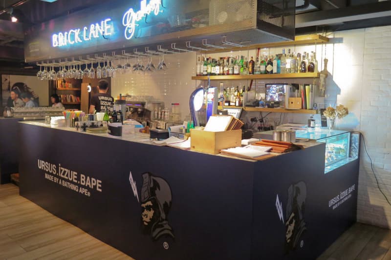 HYPEBEAST Eat....URSUS.IZZUE.BAPE 期間限定 Café @BRICK LANE Gallery