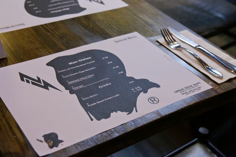 HYPEBEAST Eat....URSUS.IZZUE.BAPE 期間限定 Café @BRICK LANE Gallery
