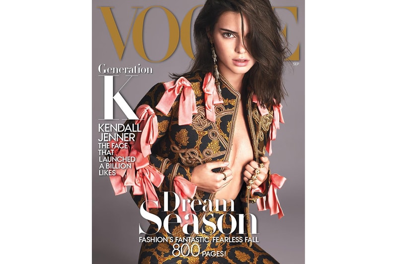 Kardashian 家族集體慶賀 Kendall Jenner 首登美版《Vogue》9 月刊封面