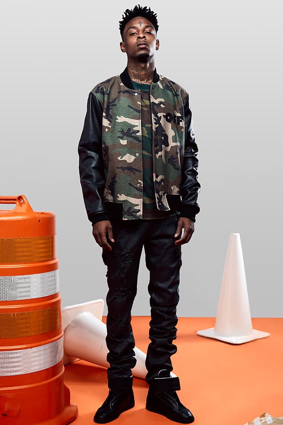 Rapper 21 Savage 出鏡 OFF-WHITE 2016 秋冬系列造型搭配特輯