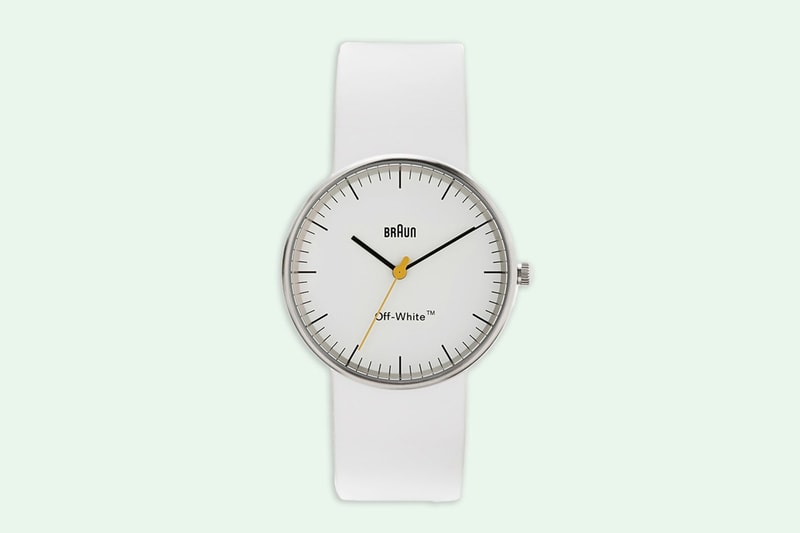 OFF-WHITE x Braun 聯名極簡腕錶