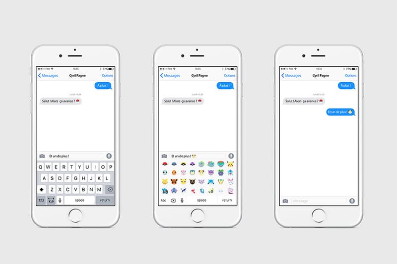 法國設計師推出 Pokémoji 表情符號鍵盤以及「Pokémoji+」APP
