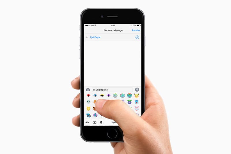 法國設計師推出 Pokémoji 表情符號鍵盤以及「Pokémoji+」APP