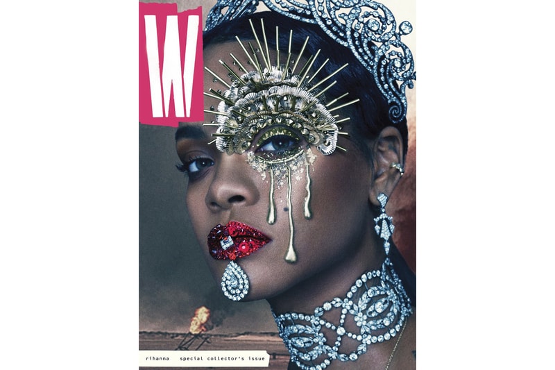 Rihanna 登上《W Magazine》雜誌 9 月刊封面