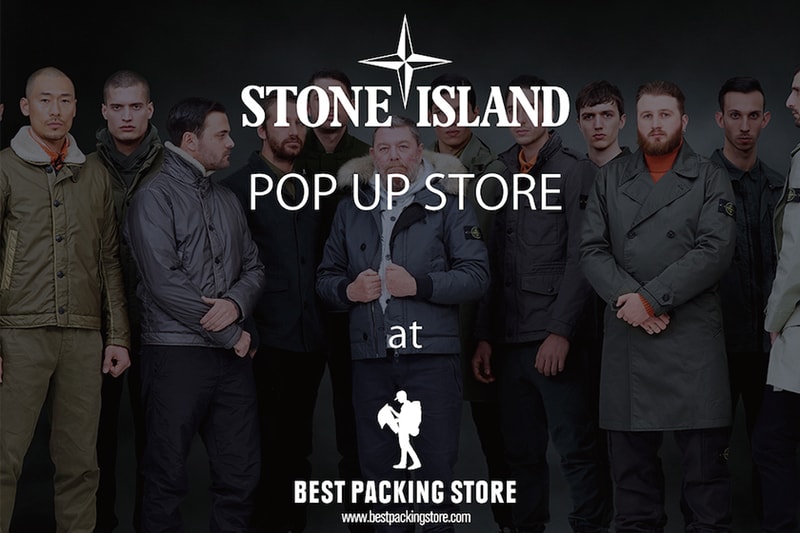 STONE ISLAND opened POP-UP SHOP at BEST PACKING STORE