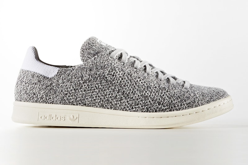 adidas originals stan smith wool primeknit in grey color