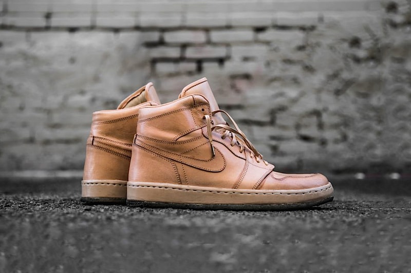 Air Jordan 1 "Worn Veg Tan" Customed by The Shoe Surgeon