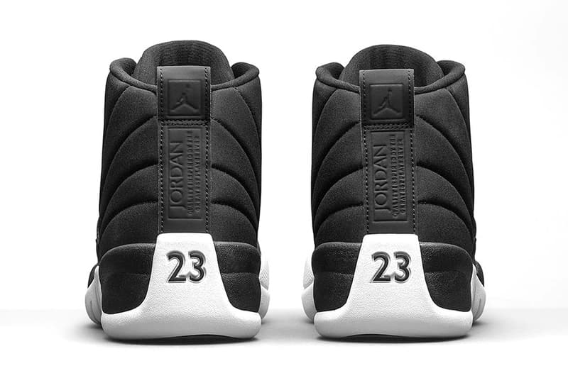 air jordan 12 retro black nylon