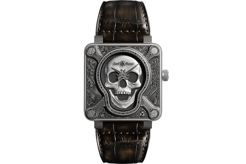 Bell & Ross BR01 Burning Skull 將骷髏暗黑風進行到底