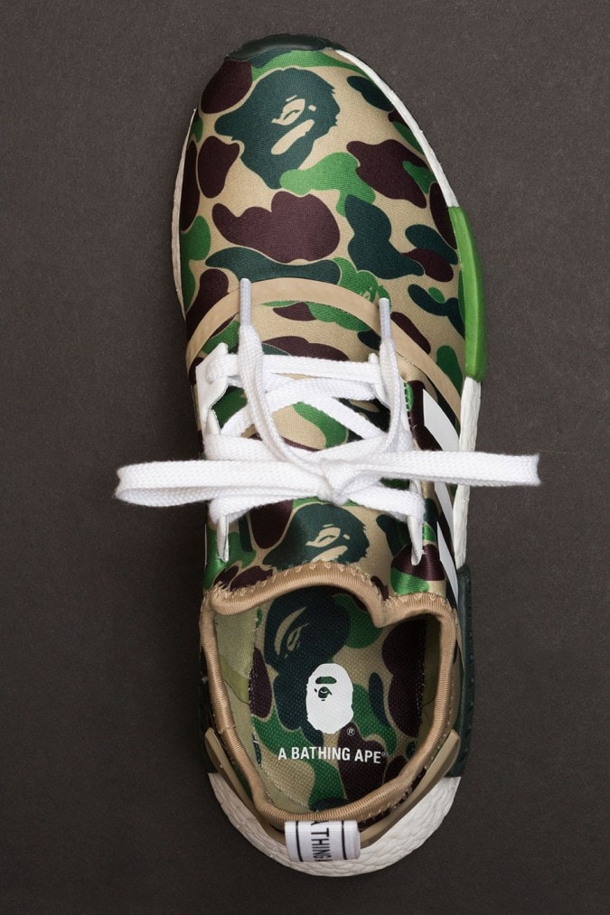 A Bathing Ape & adidas Originals NMD R1 Closer Look