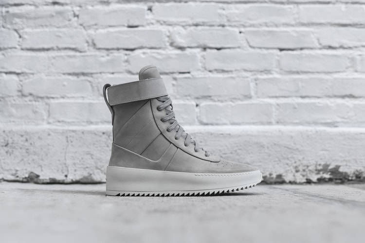 Fear of God Military Sneaker 新款「Overcast Grey」軍靴