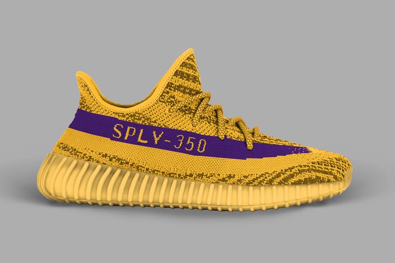 Patso Dimitrov 繪製 NBA 球隊聯名版 YEEZY BOOST 350 V2 