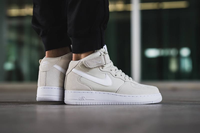 Nike Air Force 1 Mid 全新配色設計「Light Bone」