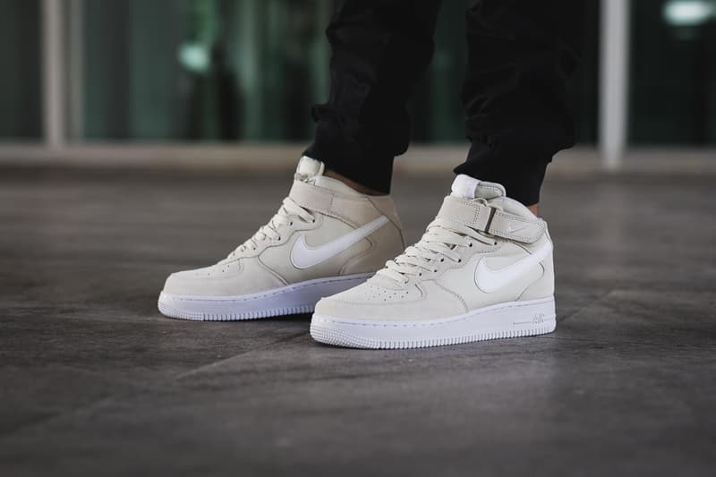 Nike Air Force 1 Mid 全新配色設計「Light Bone」