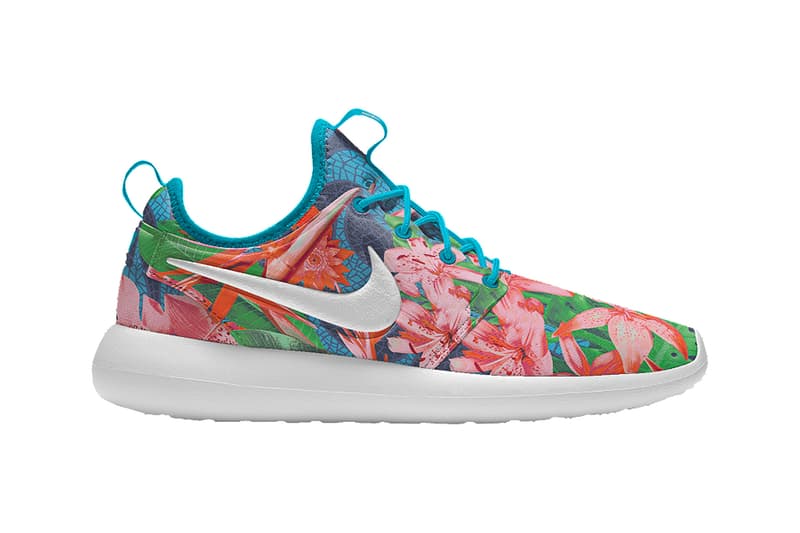nike roshe two nikeid florals pattern