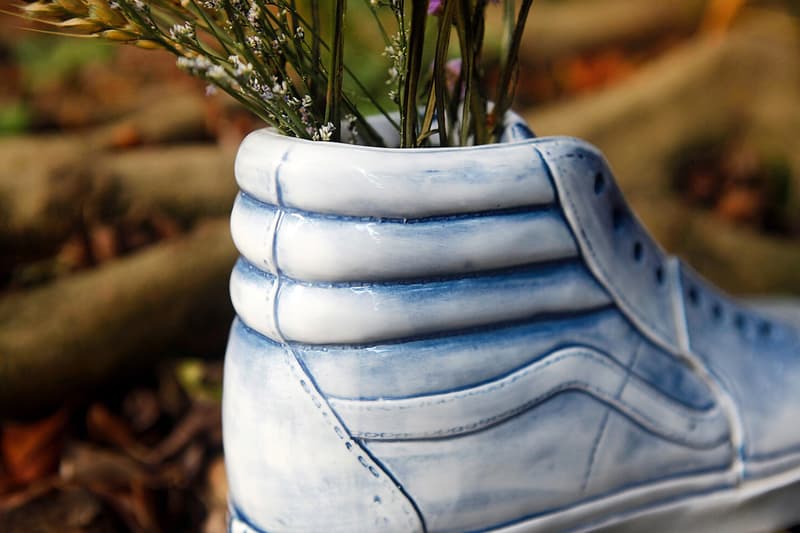 vans sk 8 hi ceramic vase by sneaker homie