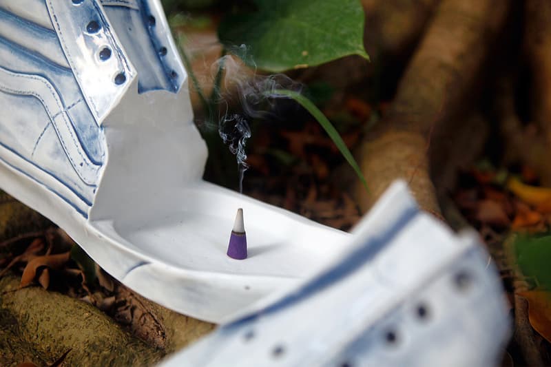 vans sk 8 hi ceramic vase by sneaker homie