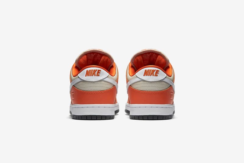 nike sb dunk low premium orange box closer look