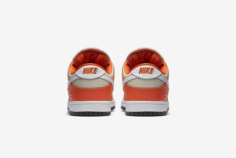 nike sb dunk low premium orange box closer look